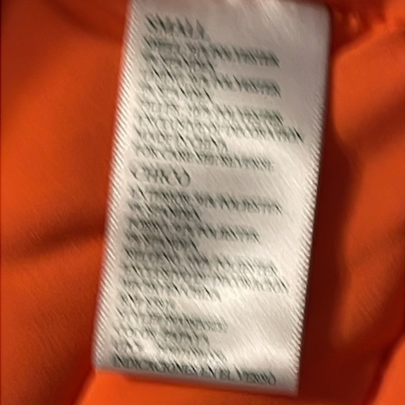 🌹TANGERINE PAPAYA REFLECTIVE PUFFER VEST - Picture 6 of 6
